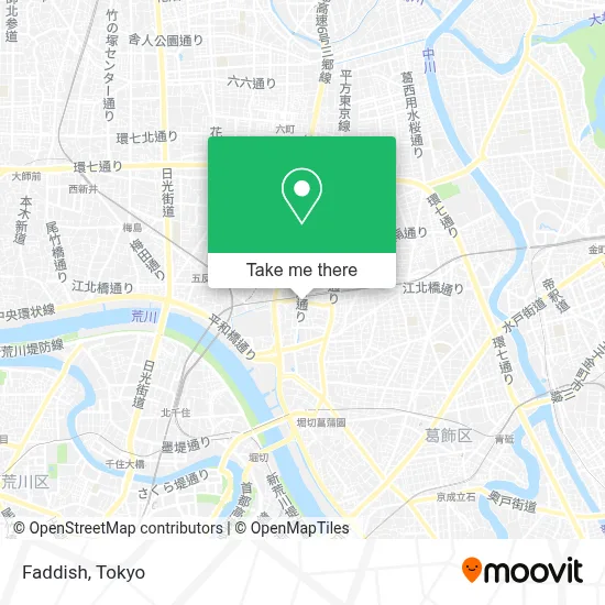 Faddish map