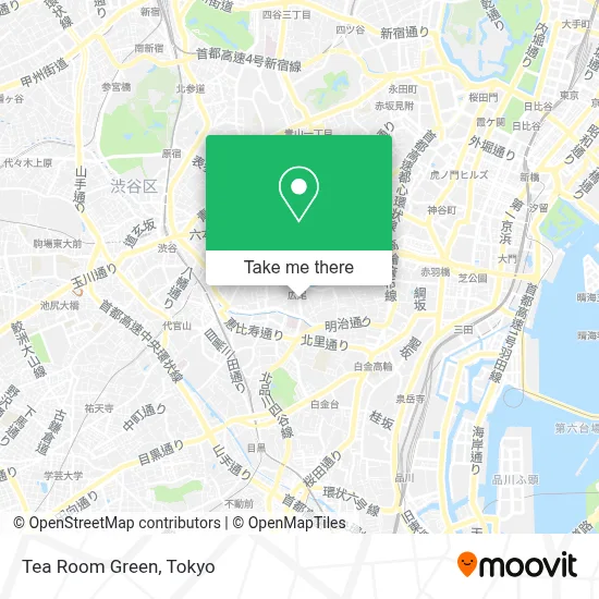 Tea Room Green map