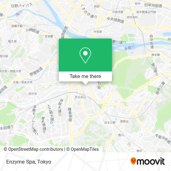 Enzyme Spa map