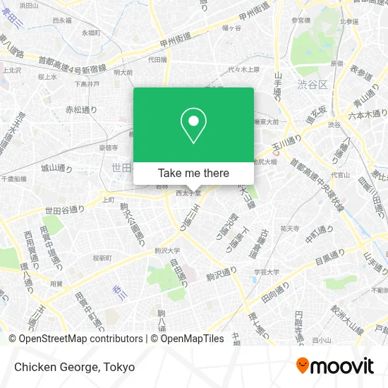 Chicken George map