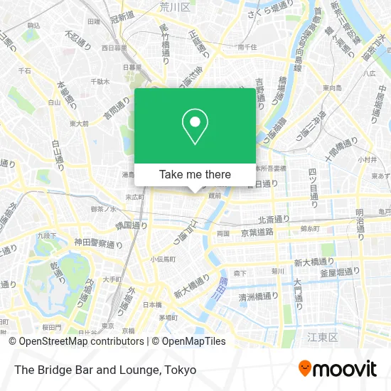The Bridge Bar and Lounge map
