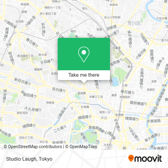 Studio Laugh map