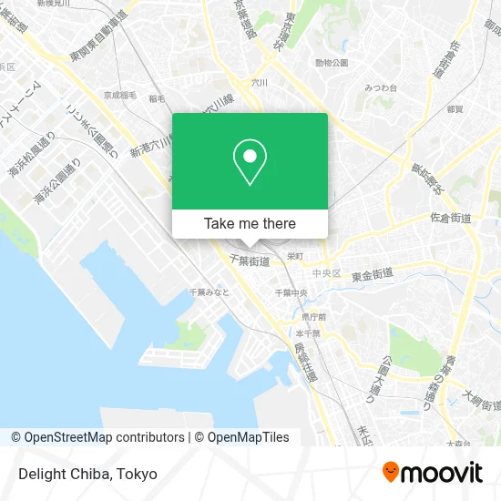 Delight Chiba map