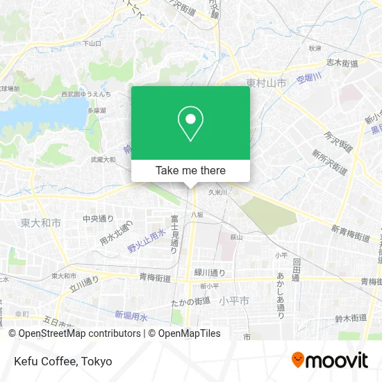 Kefu Coffee map