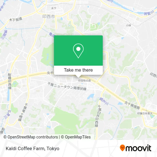 Kaldi Coffee Farm map