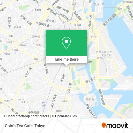 Coin's Tea Cafe map