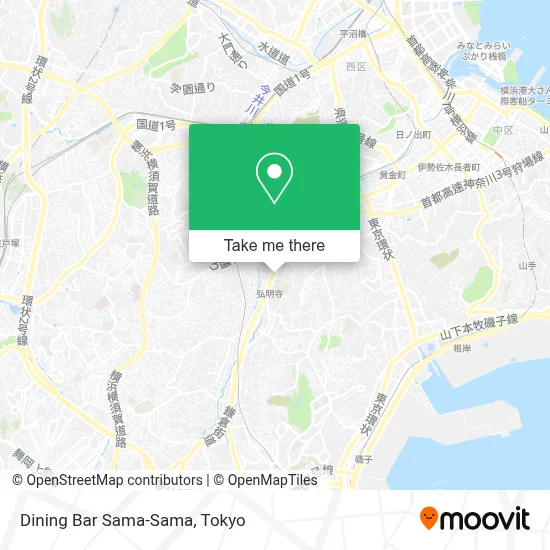 Dining Bar Sama-Sama map
