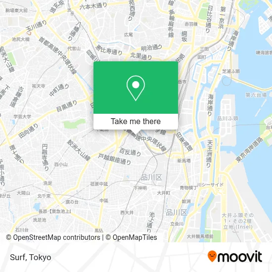 Surf map
