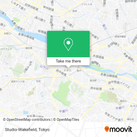 Studio-Wakefield map
