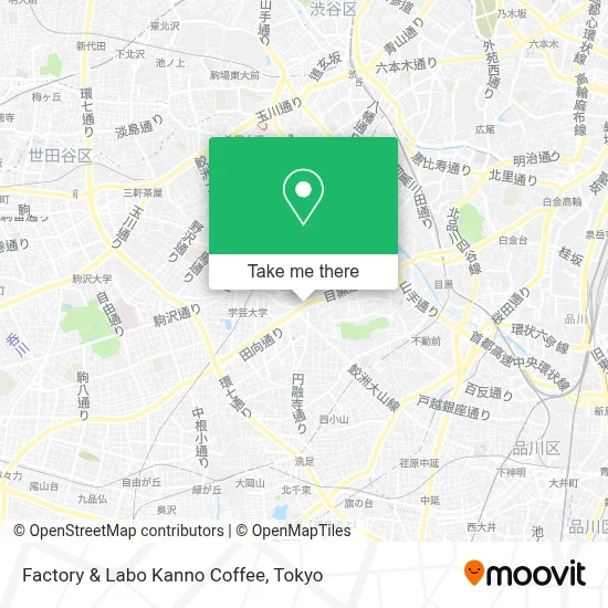 Factory & Labo Kanno Coffee map