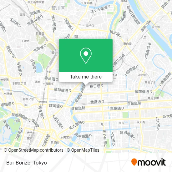 Bar Bonzo map