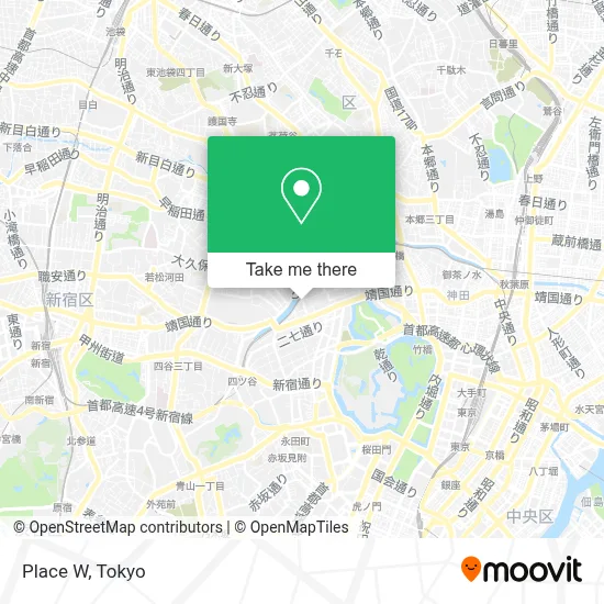 Place W map