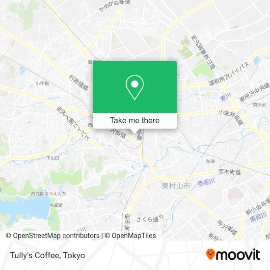 Tully's Coffee map