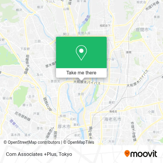 Com Associates +Plus map