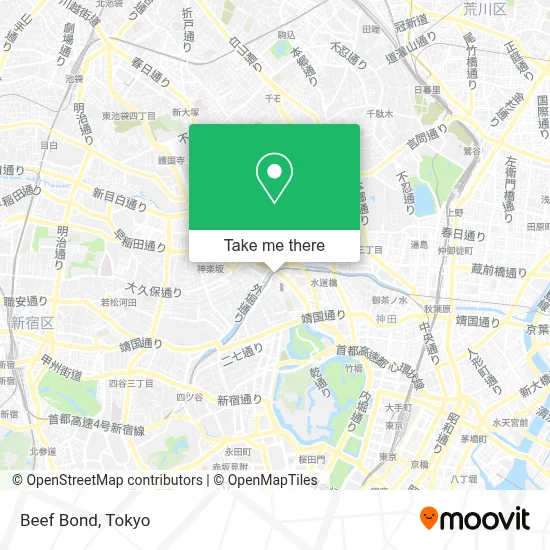 Beef Bond map