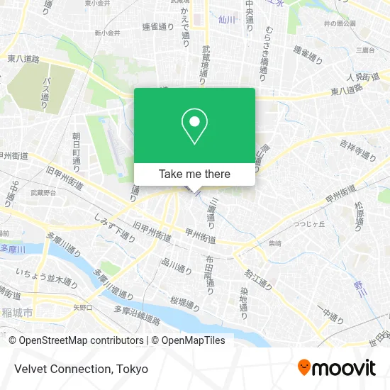 Velvet Connection map