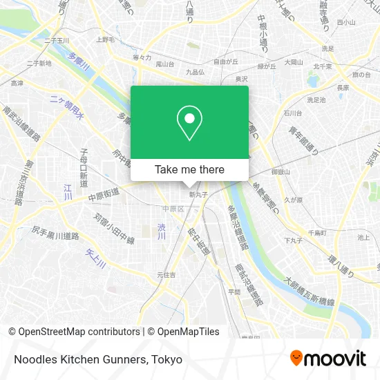 Noodles Kitchen Gunners map