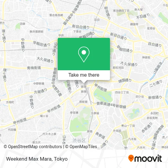 Weekend Max Mara map