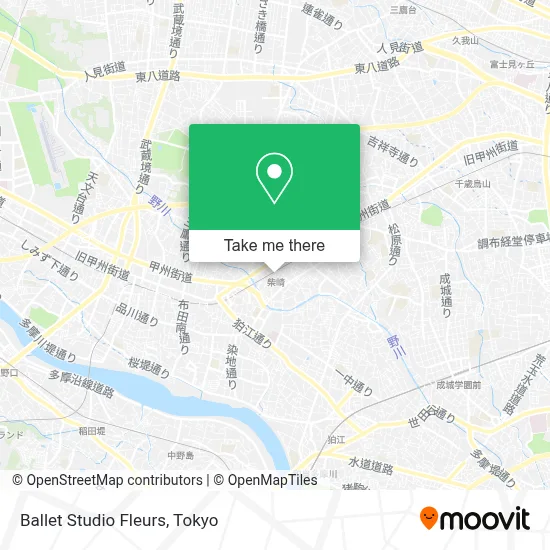 Ballet Studio Fleurs map