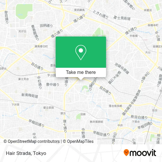 Hair Strada map