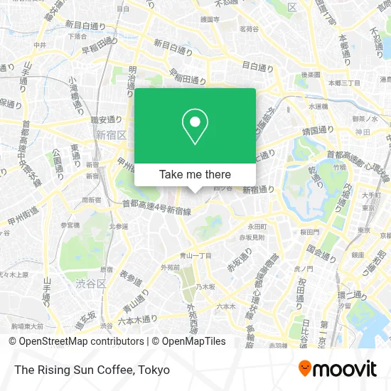 The Rising Sun Coffee map