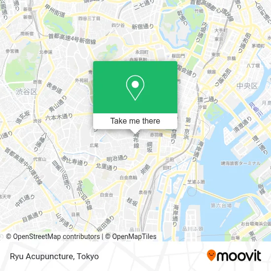 Ryu Acupuncture map