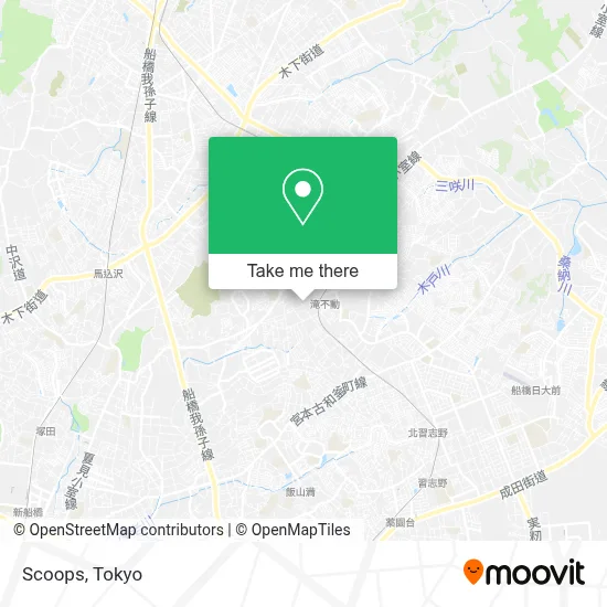 Scoops map