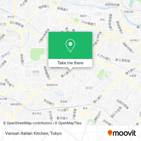Vansan Italian Kitchen map