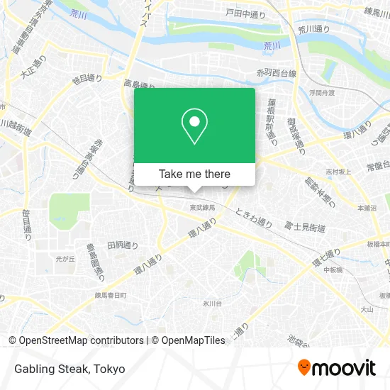 Gabling Steak map