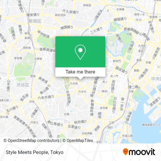 Style Meets People map