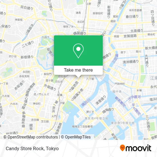 Candy Store Rock map