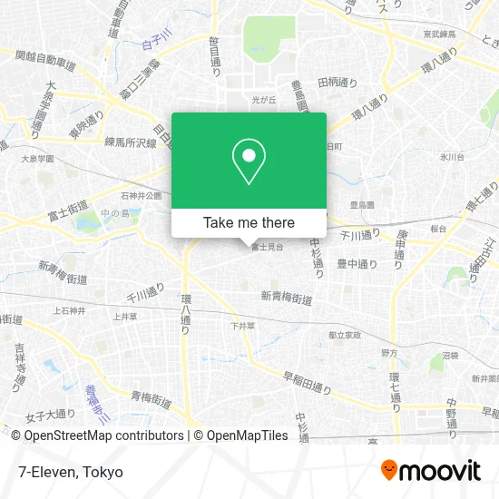 7-Eleven map