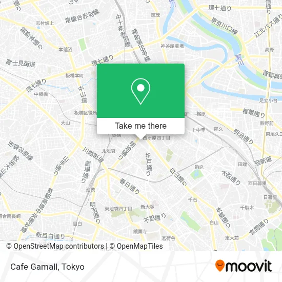 Cafe Gamall map