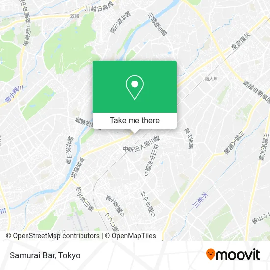Samurai Bar map