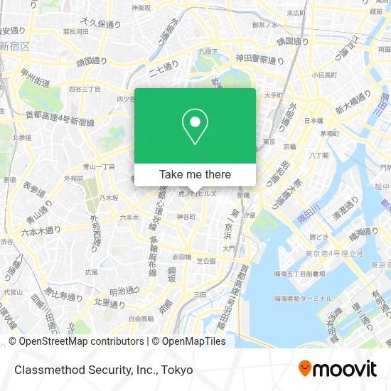 Classmethod Security, Inc. map