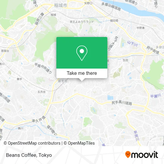Beans Coffee map