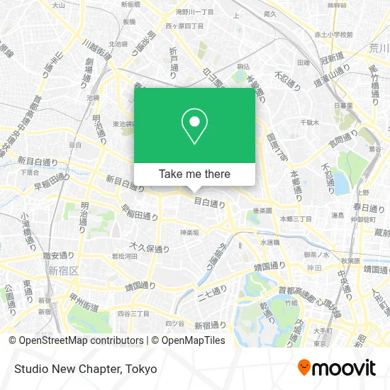 Studio New Chapter map