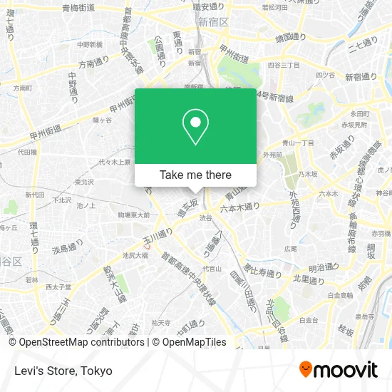 Levi's Store map