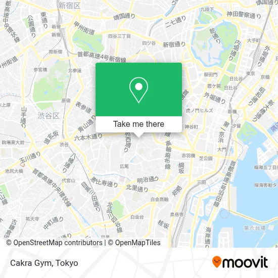 Cakra Gym map