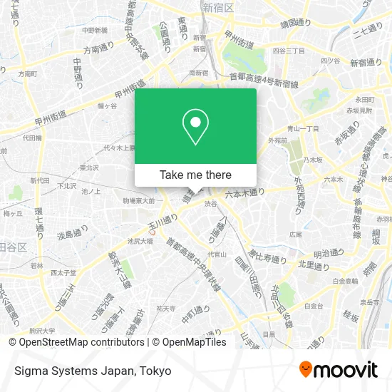 Sigma Systems Japan map