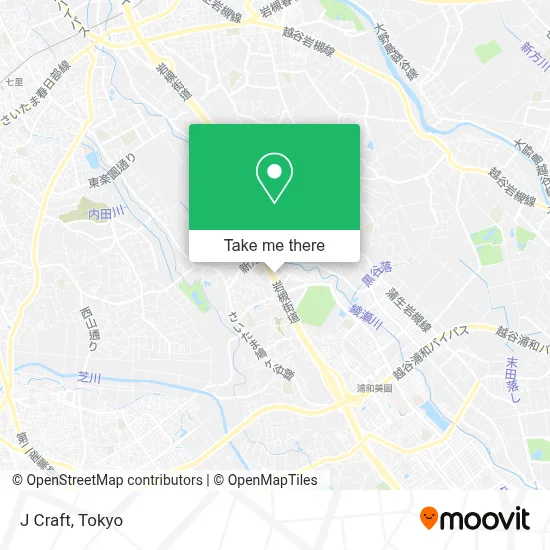 J Craft map