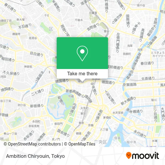 Ambition Chiryouin map