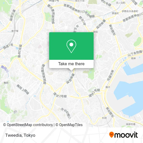 Tweedia map