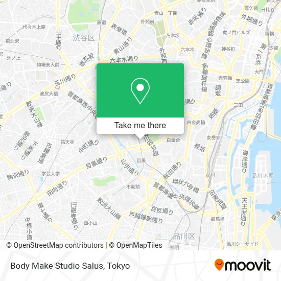 Body Make Studio Salus map