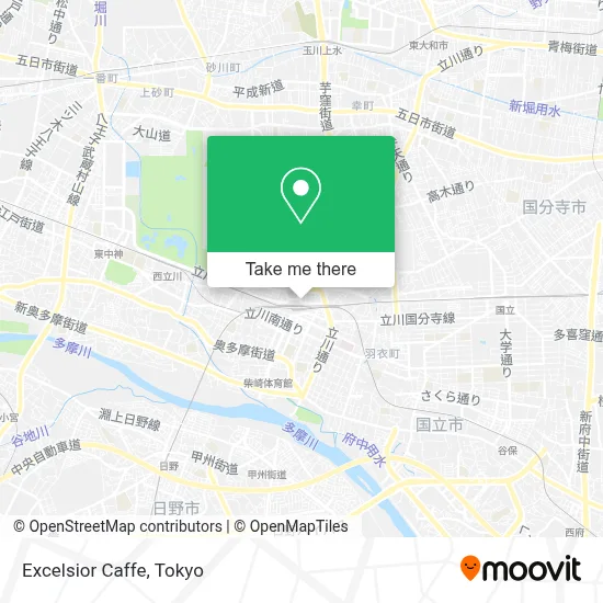 Excelsior Caffe map