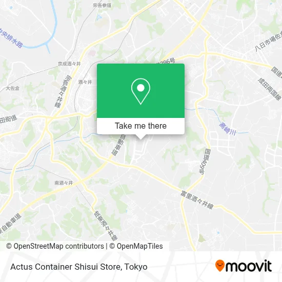 Actus Container Shisui Store map