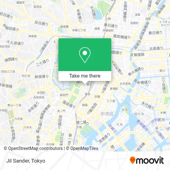 Jil Sander map