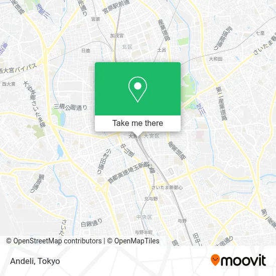 Andeli map