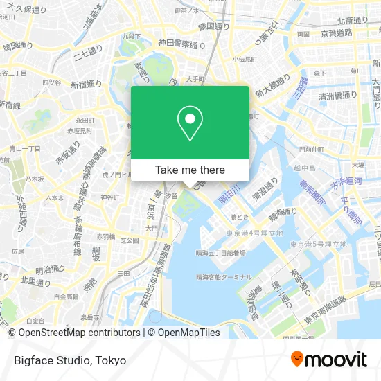 Bigface Studio map