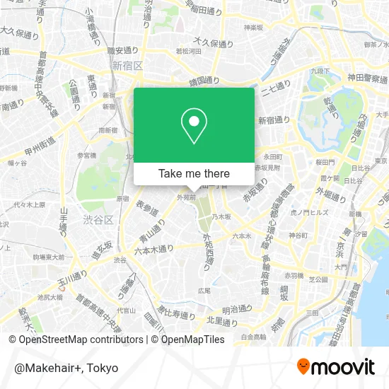 @Makehair+ map